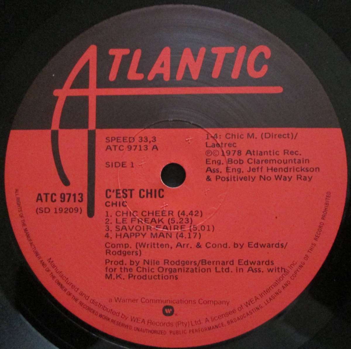 CHIC - CEST CHIC  (LP/VINYL)