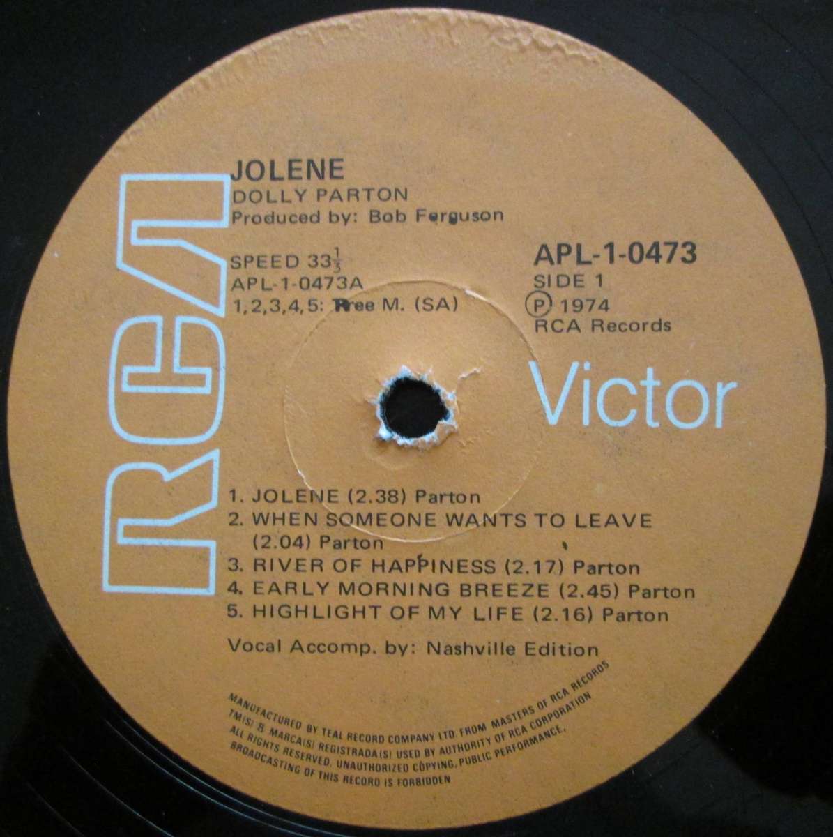 DOLLY PARTON -JOLENE (  (LP/VINYL)