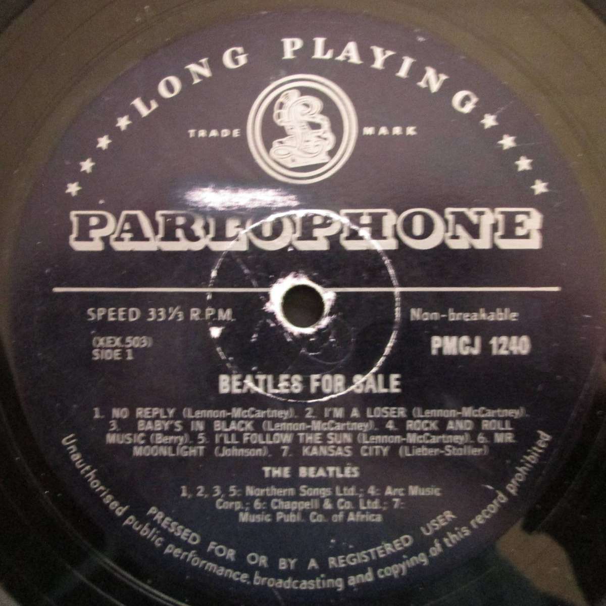 THE BEATLES - BEATLES FOR SALE  (LP/VINYL)