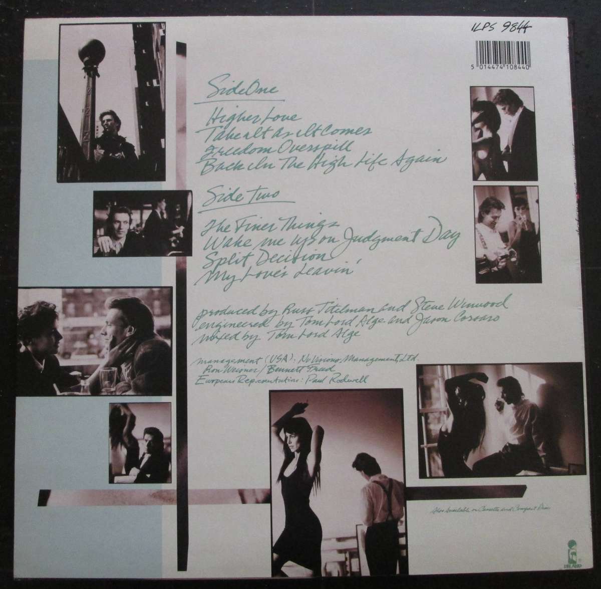 STEVE WINWOOD - BACK IN THE HIGH LIFE   (LP/VINYL)