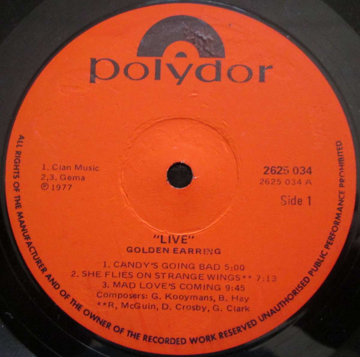 GOLDEN EARRING - LIVE (2xLP/VINYL)
