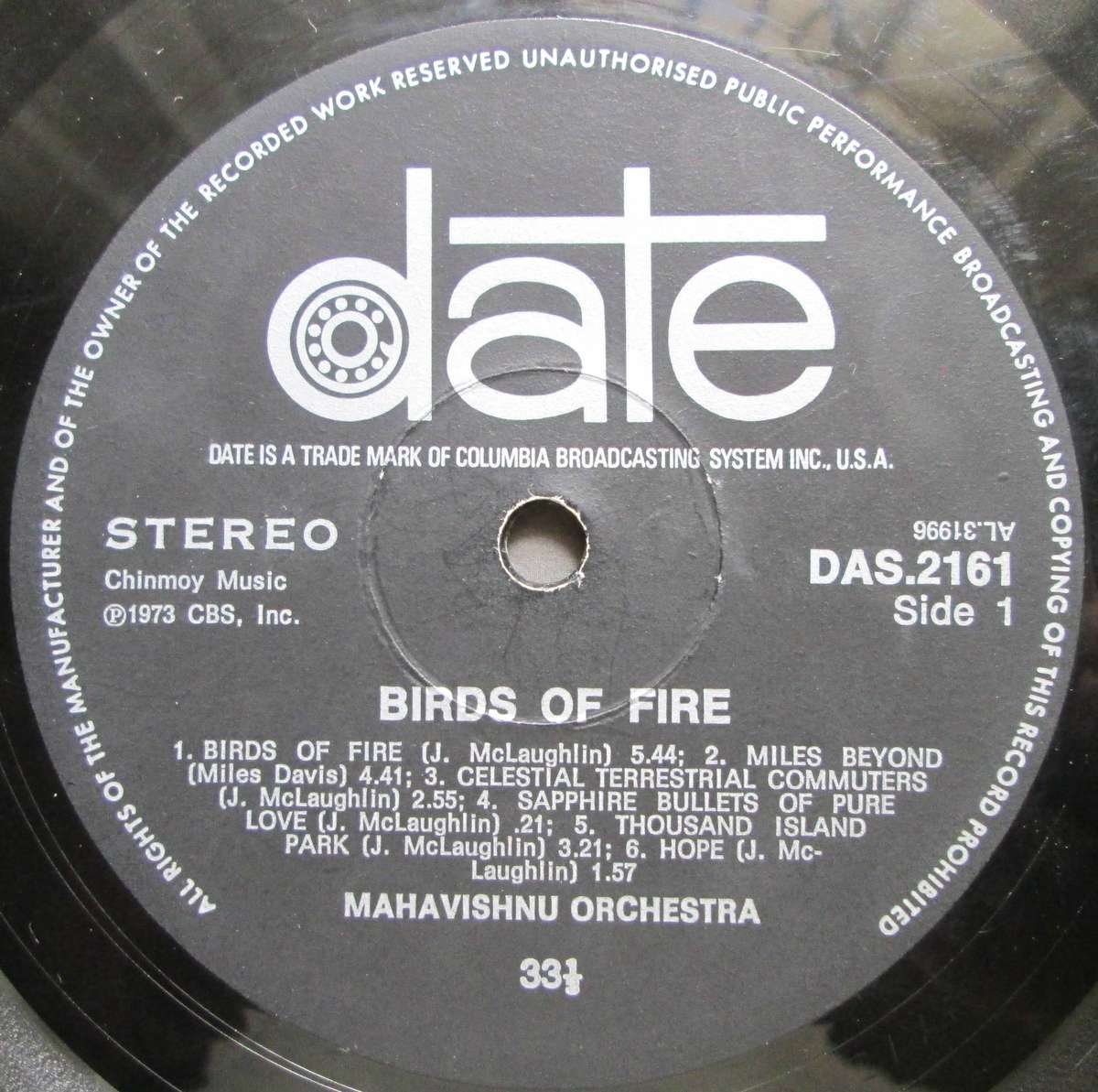 MAHAVISHNU ORCHESTRA - BIRDS OF FIRE  (LP/VINYL)