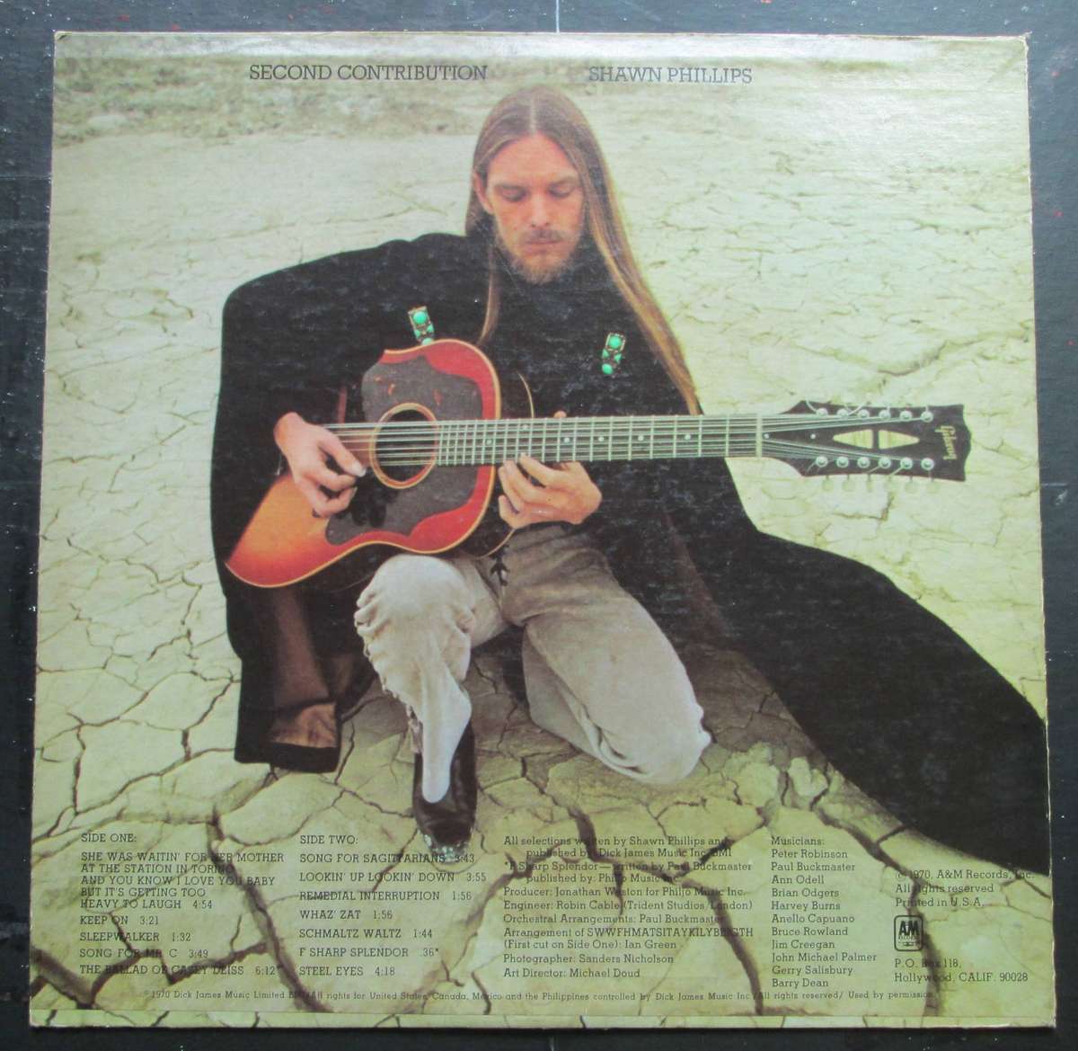 SHAWN PHILLIPS - SECOND CONTRIBUTION  (LP/VINYL)