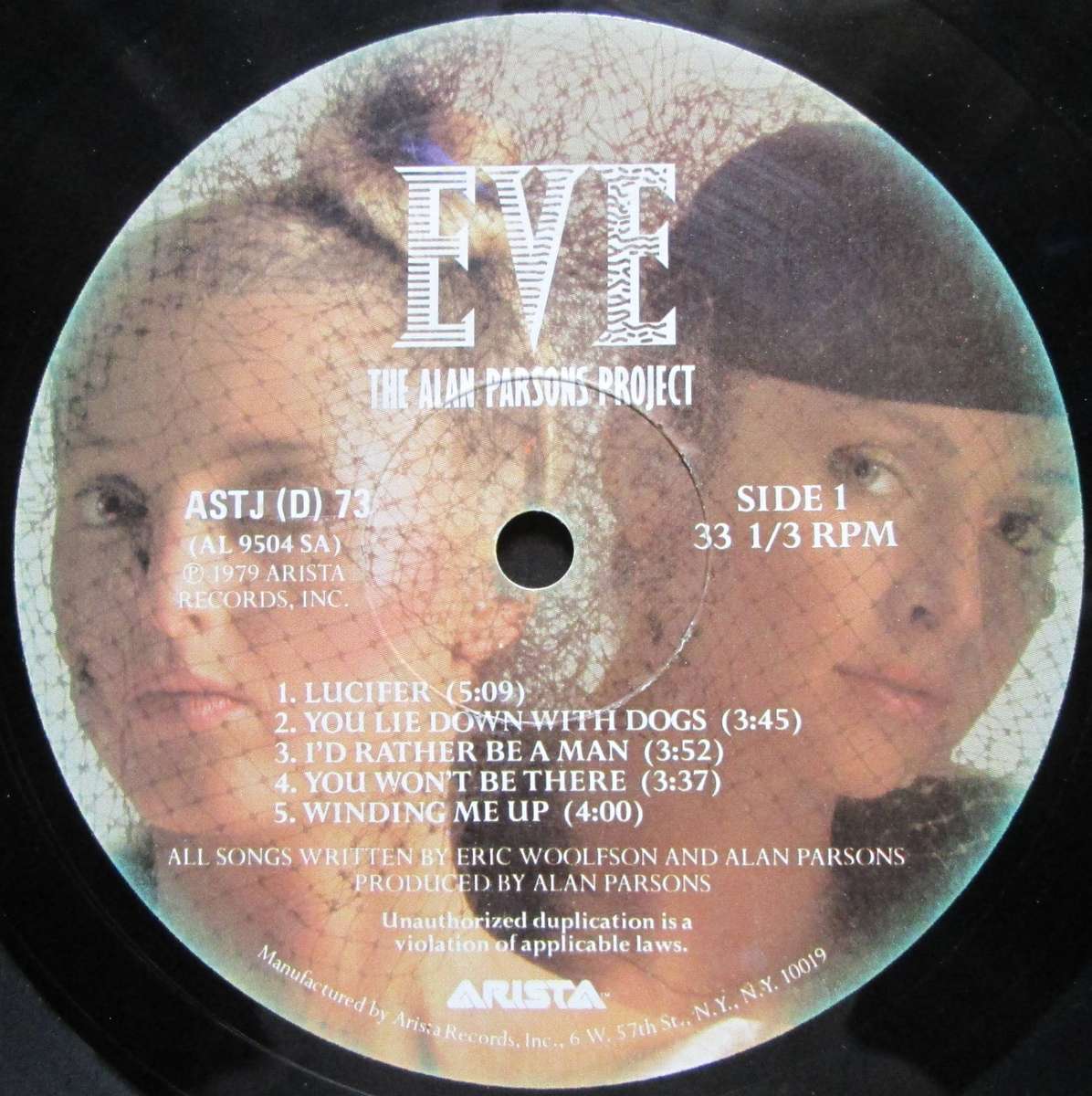 THE ALAN PARSONS PROJECT - EVE  (LP/VINYL)