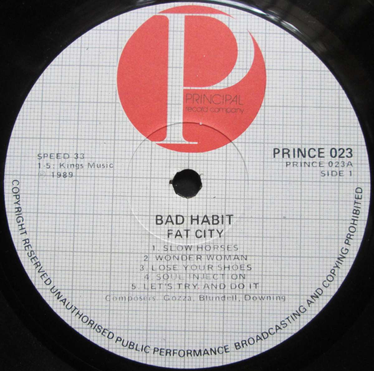 FAT CITY - BAD HABIT (LP/VINYL)