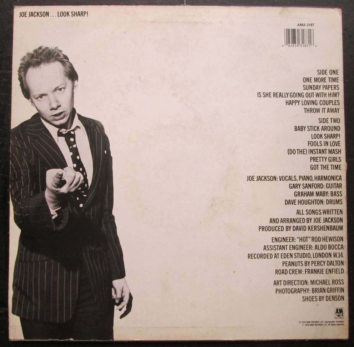 JOE JACKSON - LOOK SHARP  (LP/VINYL)