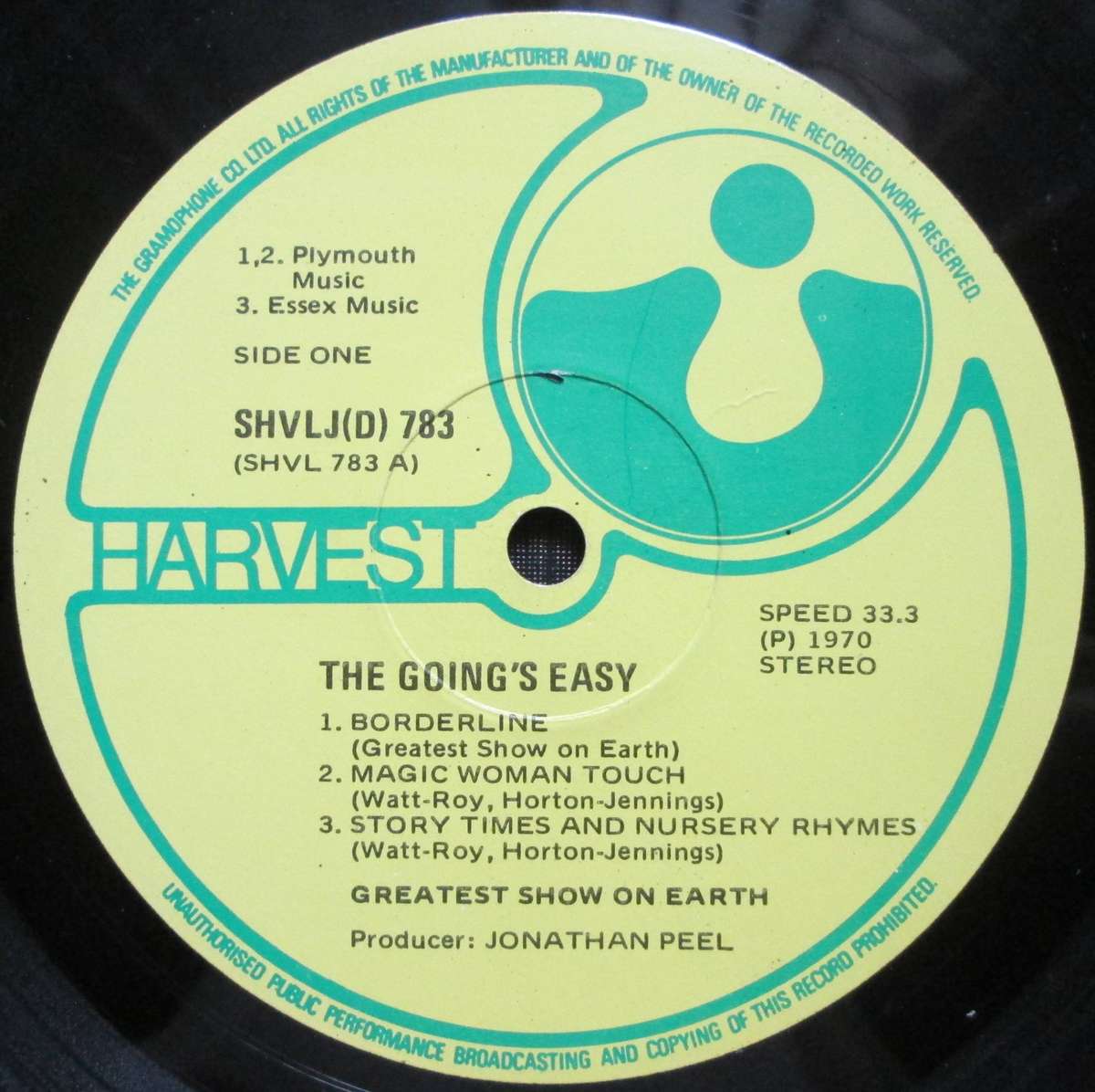 THE GREATEST SHOW ON EARTH - THE GOINGS EASY     (LP/VINYL)
