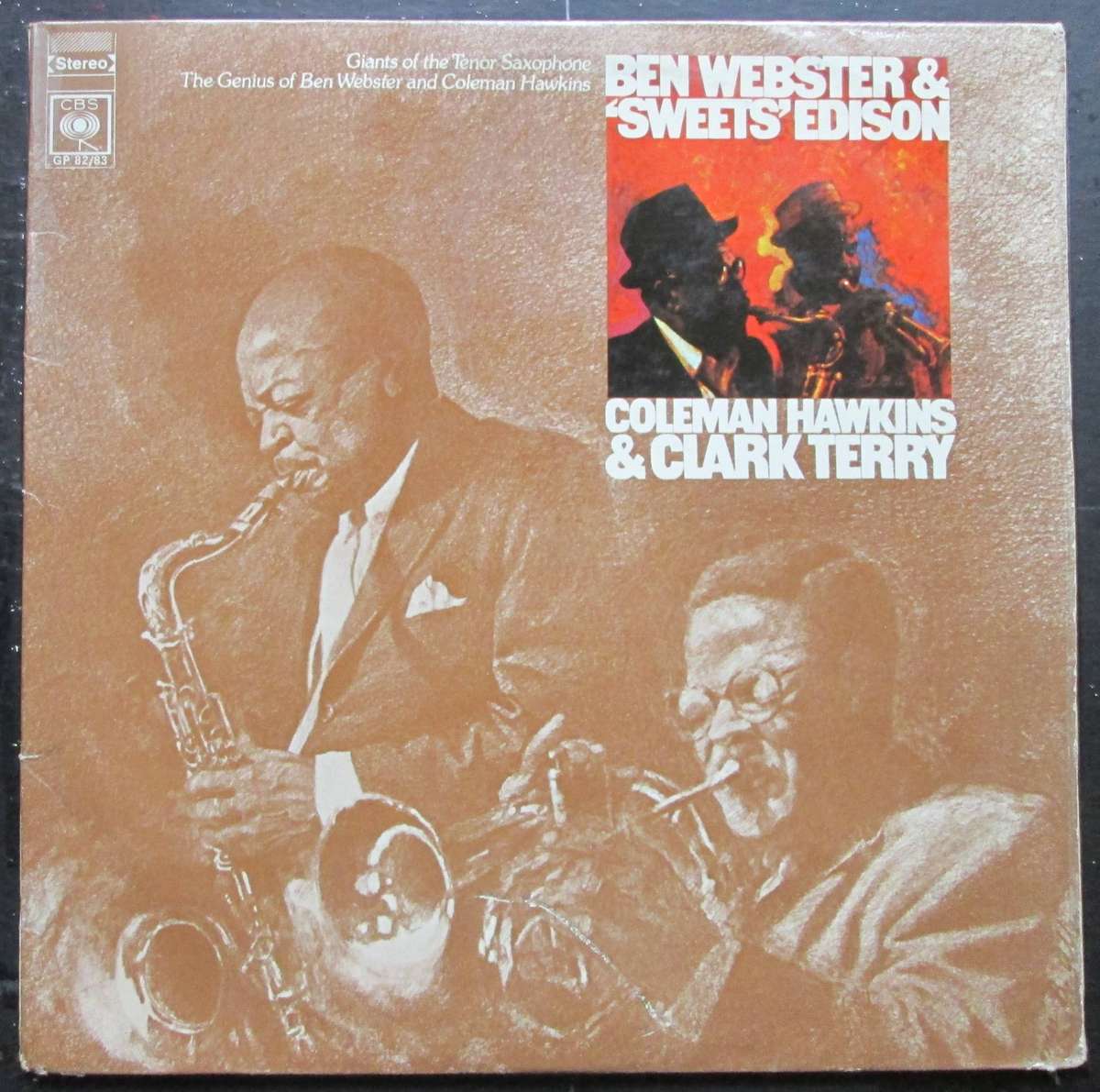 BEN WEBSTER & SWEETS EDISON - GIANTS OF THE TENOR SAXOPHONE   (2xLP/VINYL)