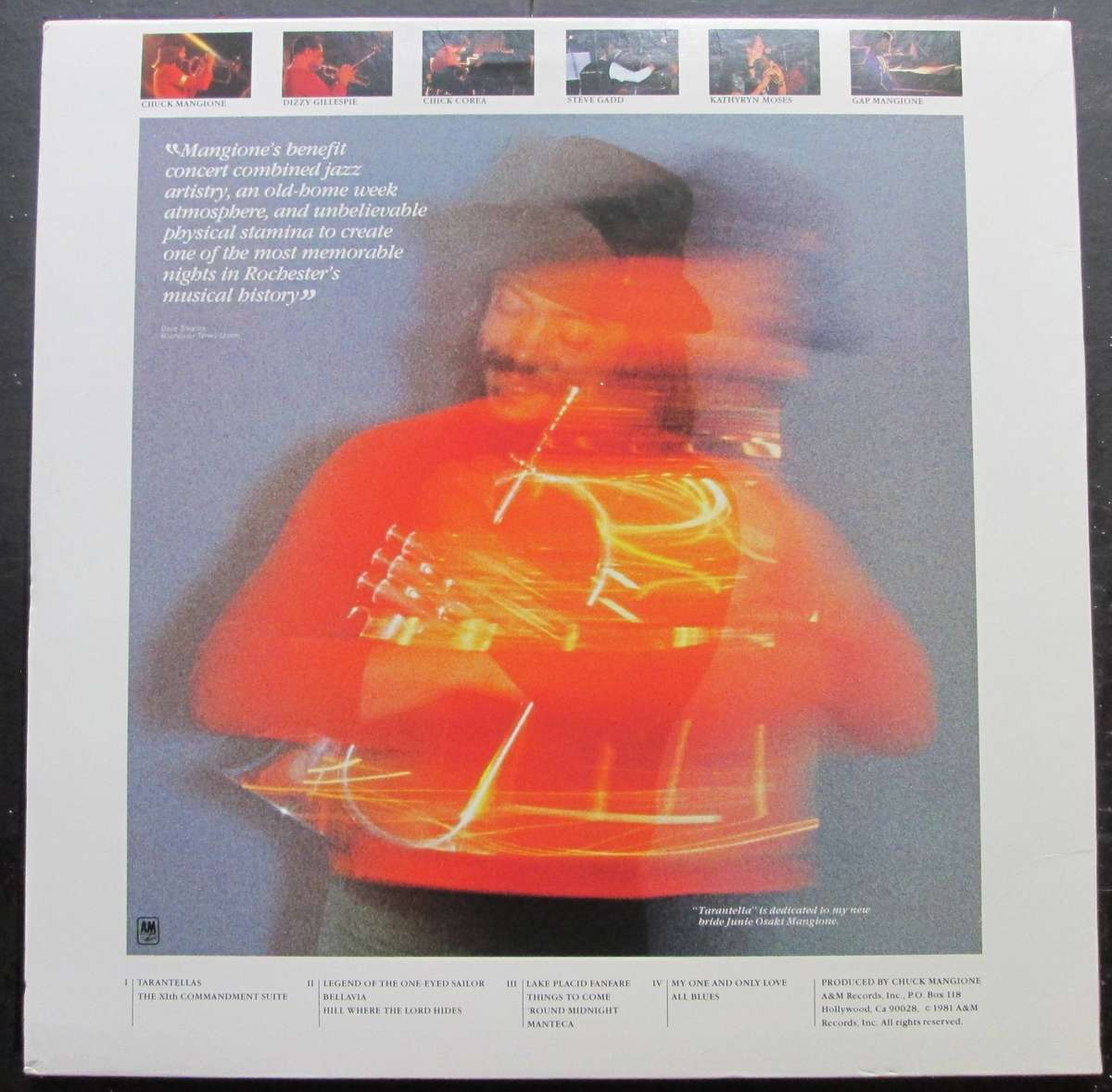 CHUCK MANGIONE - TARANTELLA (2xLP/VINYL)