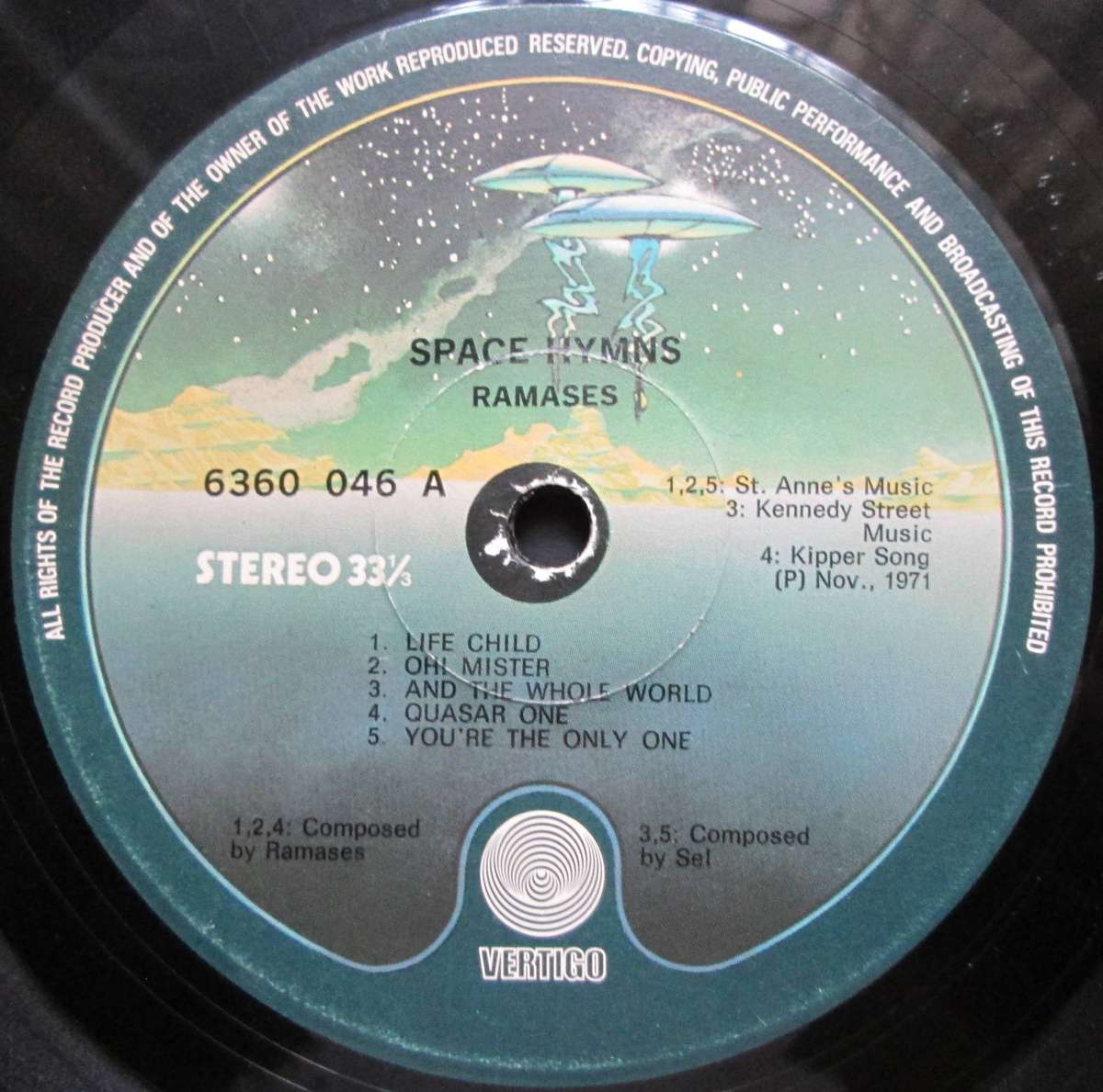 RAMASES - SPACE HYMNS (LP/VINYL)