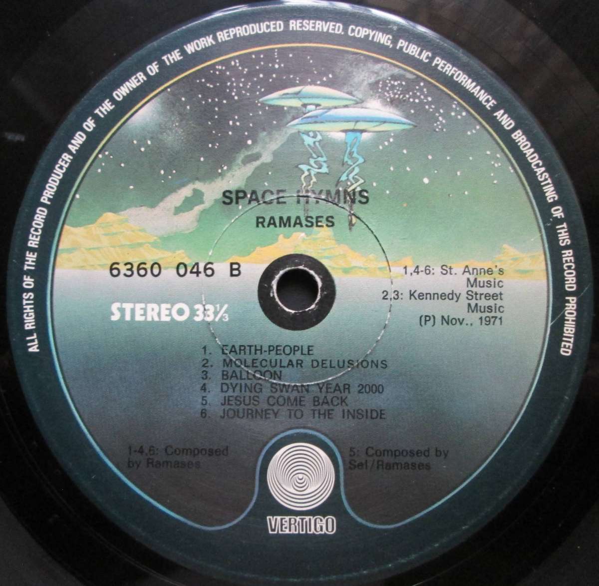 RAMASES - SPACE HYMNS (LP/VINYL)