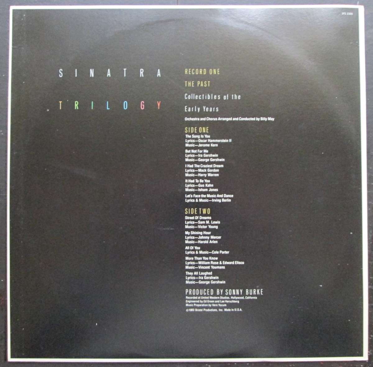 FRANK SINATRA - TRILOGY (3xLP/VINYL)
