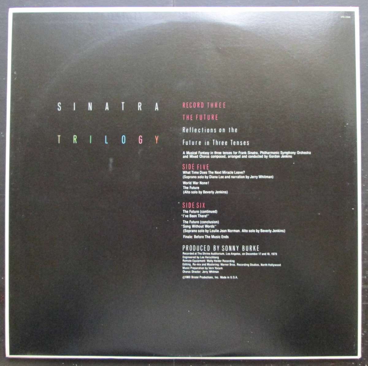 FRANK SINATRA - TRILOGY (3xLP/VINYL)