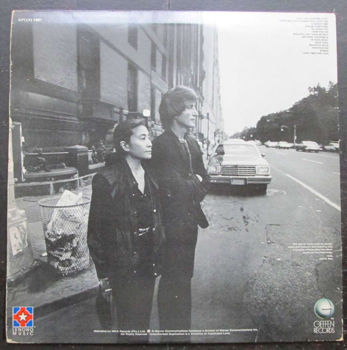 JOHN LENNON & YOKO ONO - DOUBLE FANTASY  (LP/VINYL)