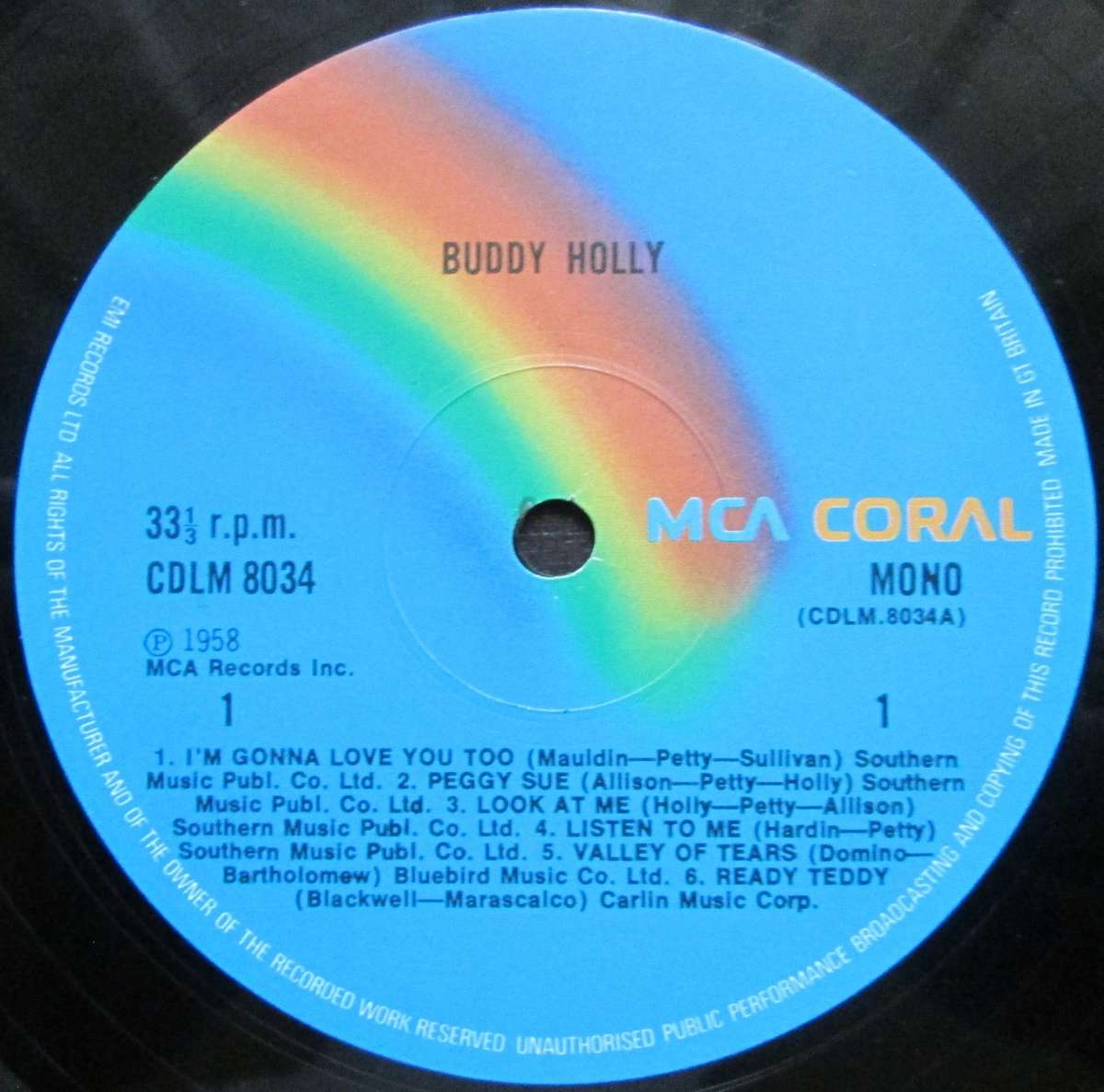 BUDDY HOLLY - BUDDY HOLLY    (LP/VINYL)