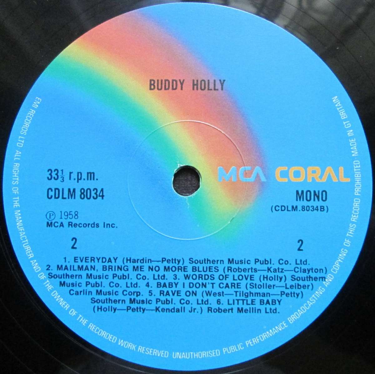 BUDDY HOLLY - BUDDY HOLLY    (LP/VINYL)