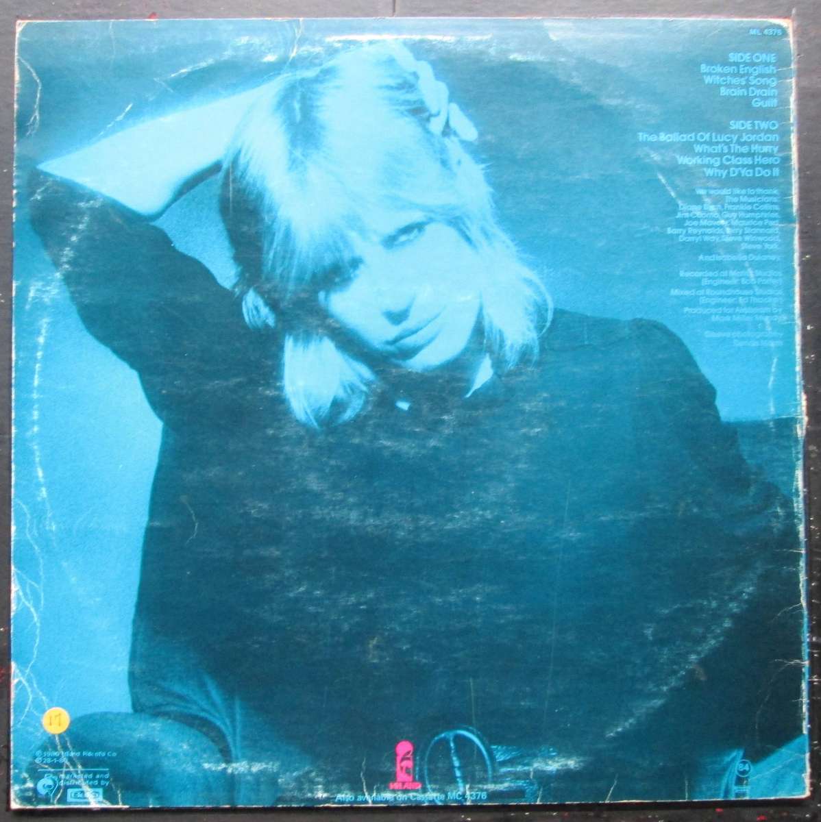 MARIANNE FAITHFULL - BROKEN ENGLISH (LP/VINYL)