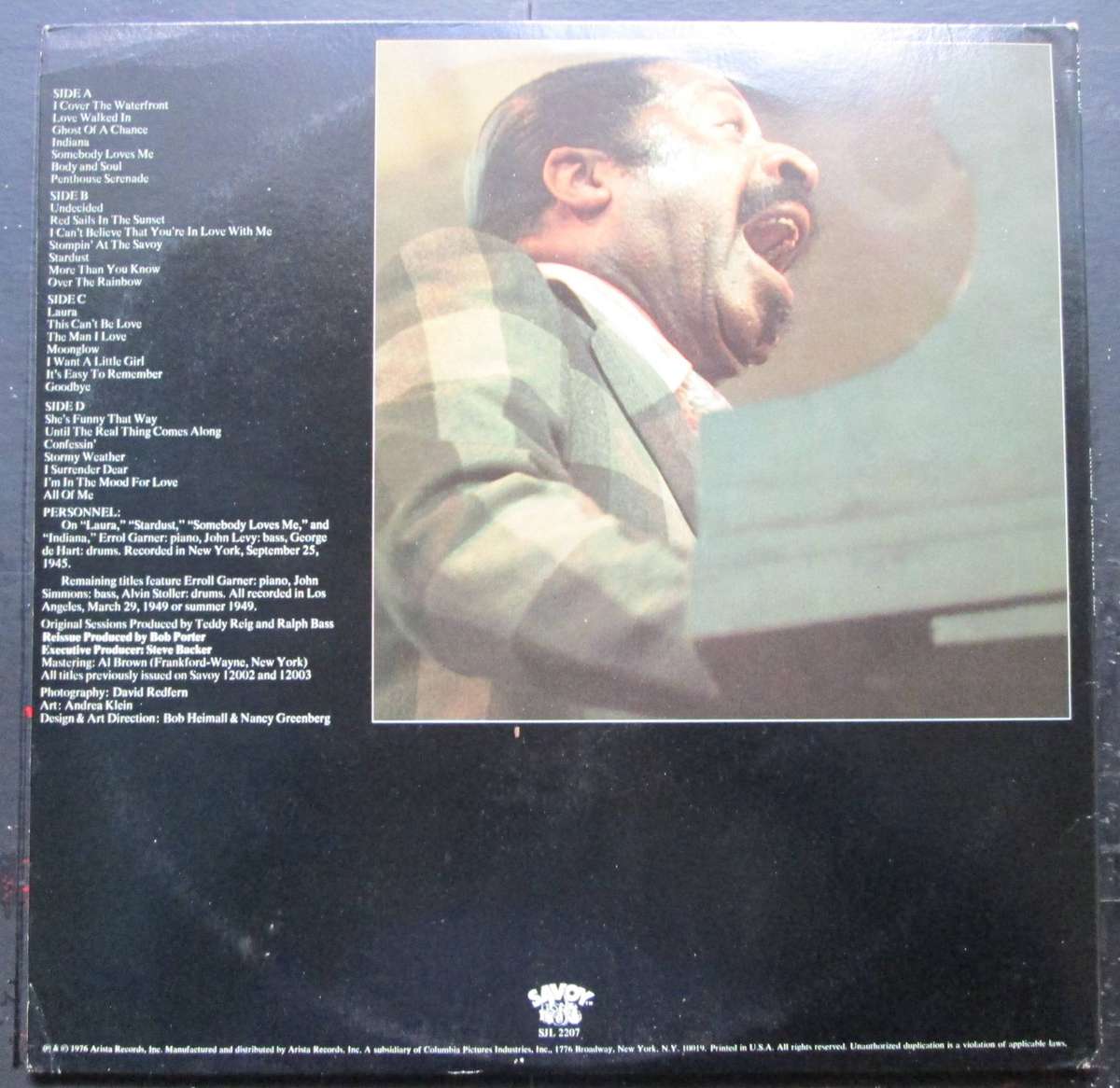 ERROL GARNER - THE ELF (THE SAVOY SESSIONS) (2xLP/VINYL)
