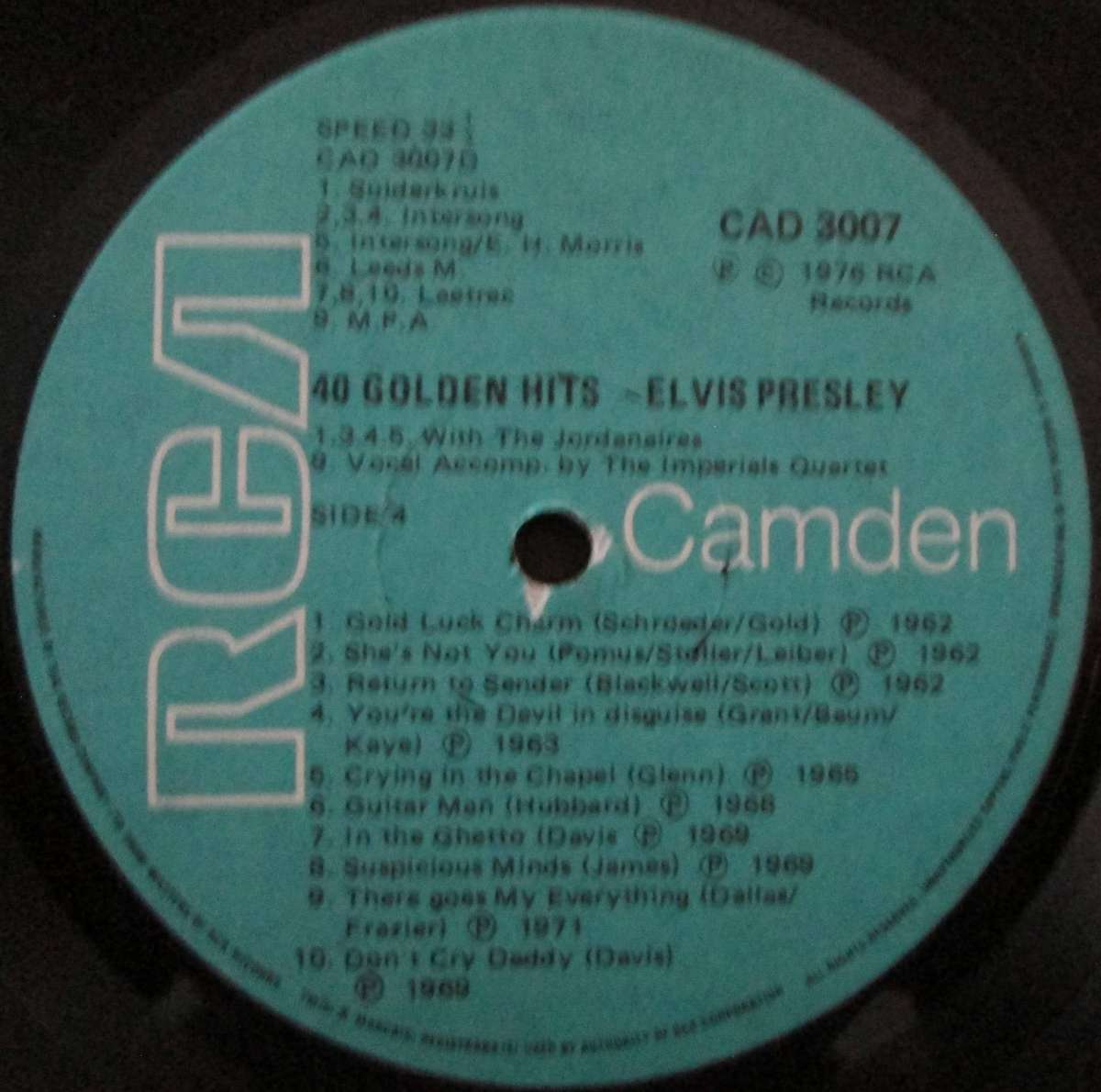 ELVIS PRESLEY - 40 GOLDEN HITS (2xLP/VINYL)