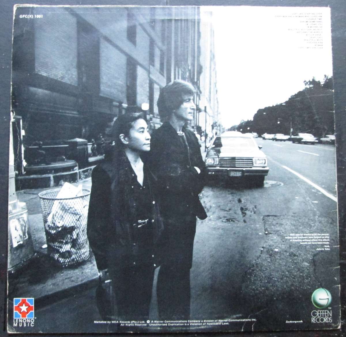 JOHN LENNON / YOKO ONO - DOUBLE FANTASY    (LP/VINYL)