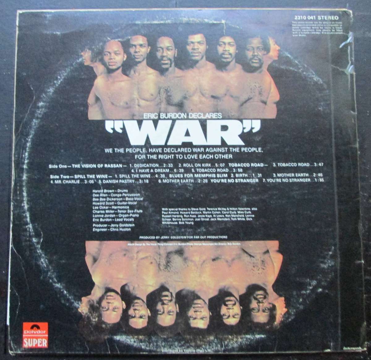 WAR - ERIC BURDON DECLARES WAR   (LP/VINYL)