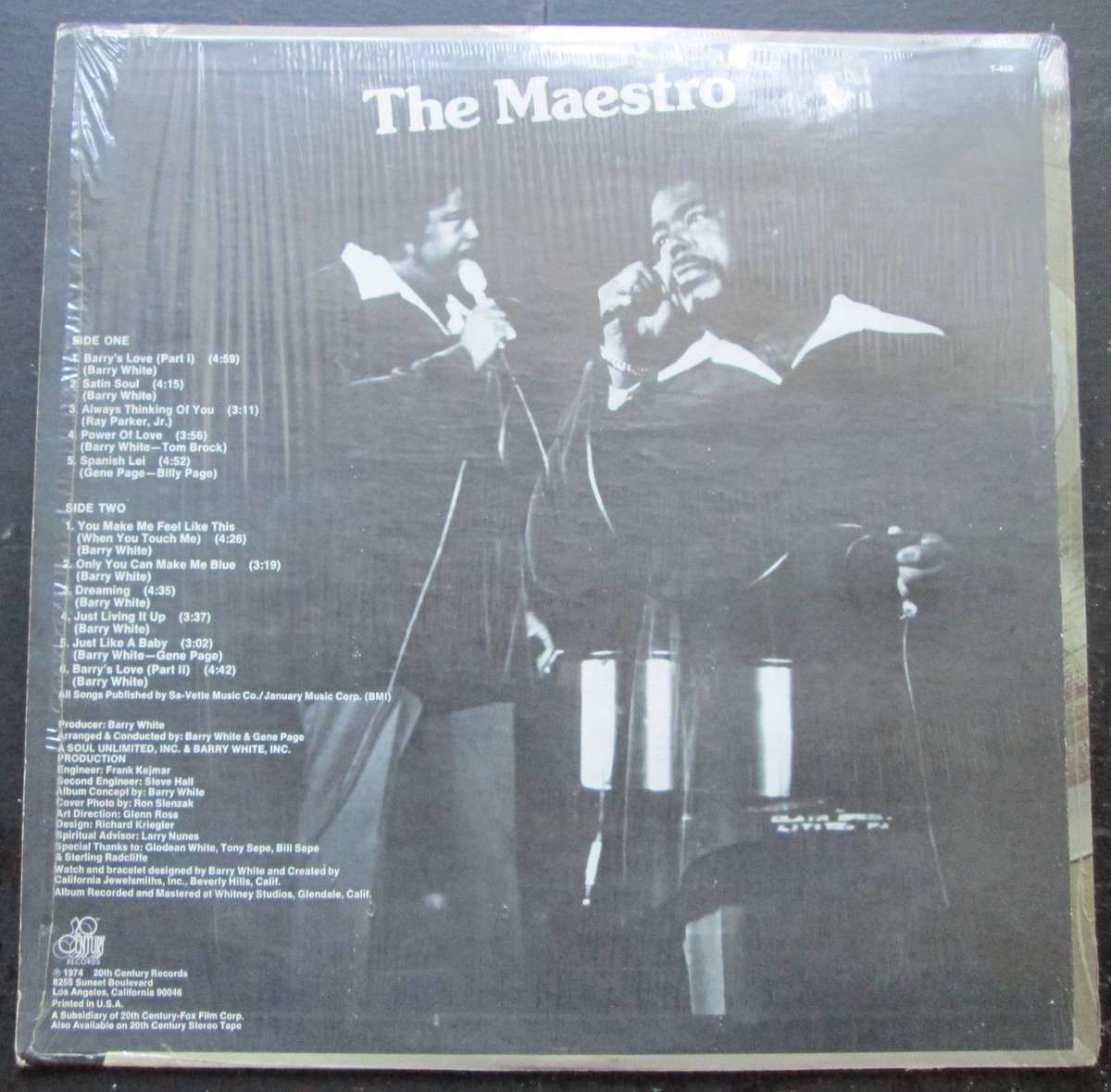 THE LOVE UNLIMITED ORCHESTRA - WHITE GOLD    (LP/VINYL)