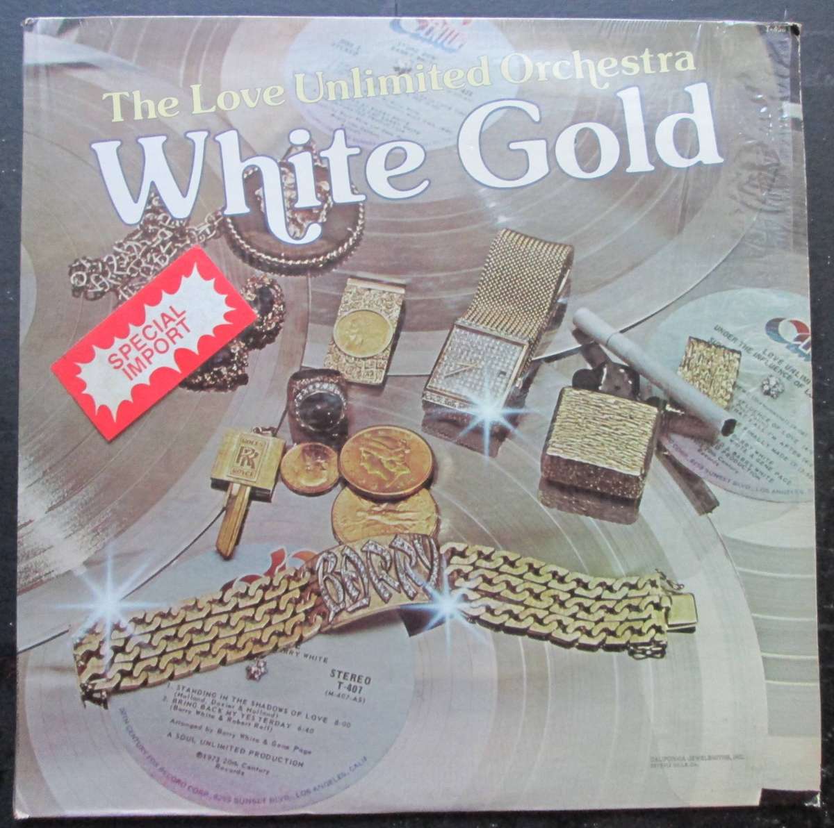THE LOVE UNLIMITED ORCHESTRA - WHITE GOLD    (LP/VINYL)