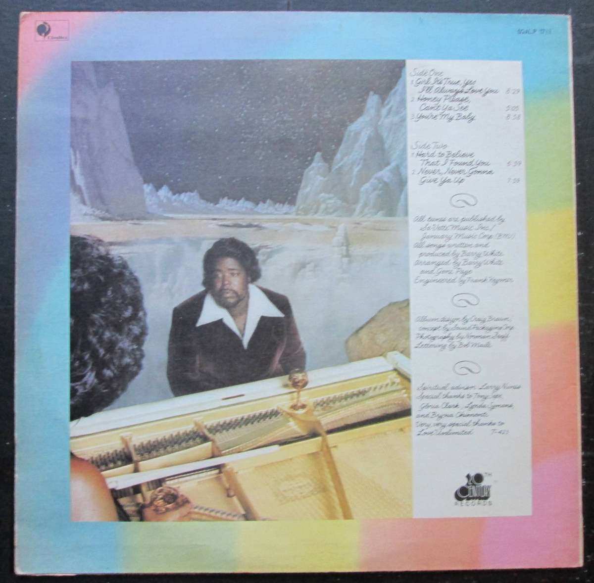 BARRY WHITE - STONE GON   (LP/VINYL)