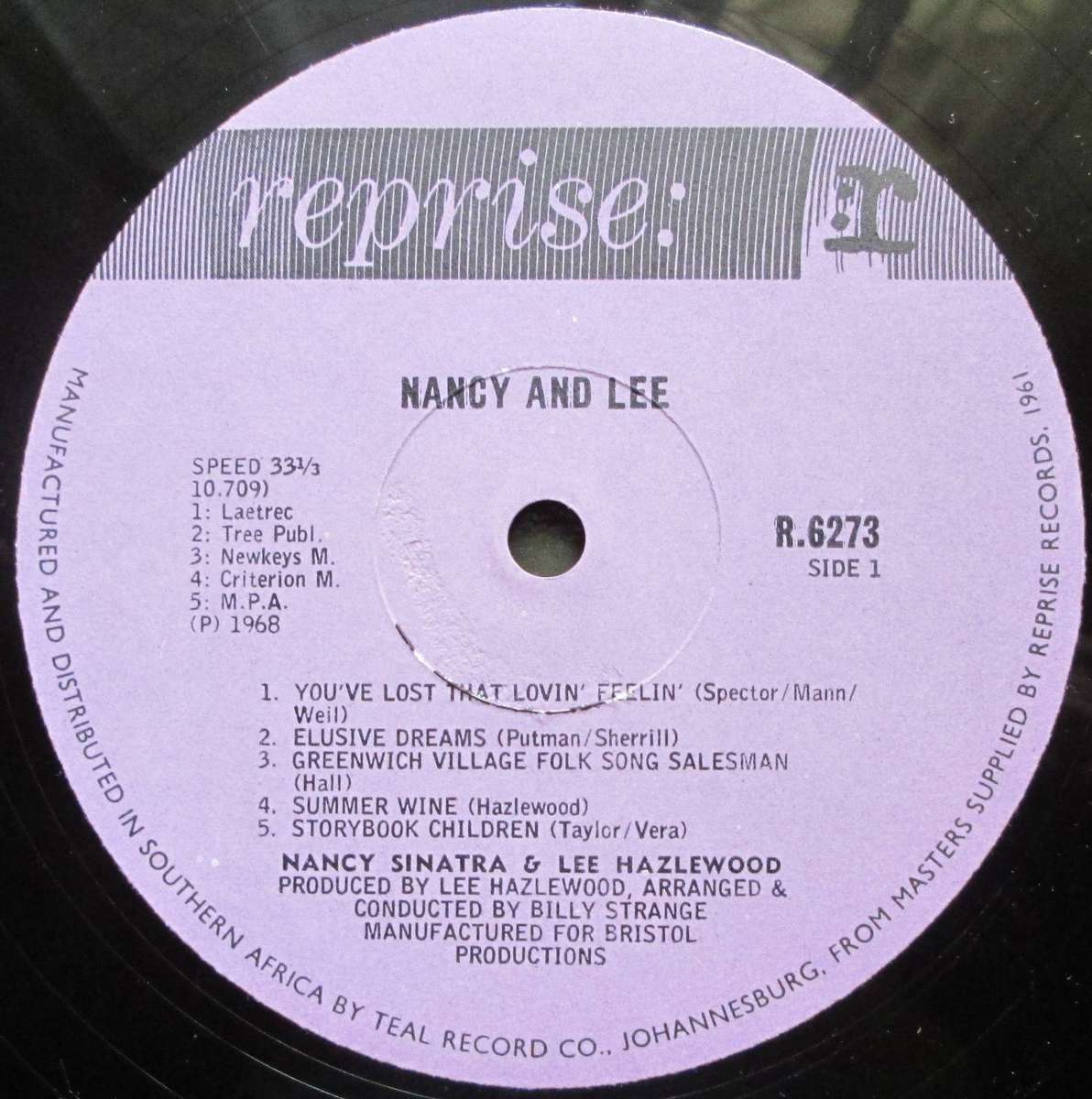 NANCY SINATRA & LEE HAZLEWOOD - NANCY & LEE   (LP/VINYL)