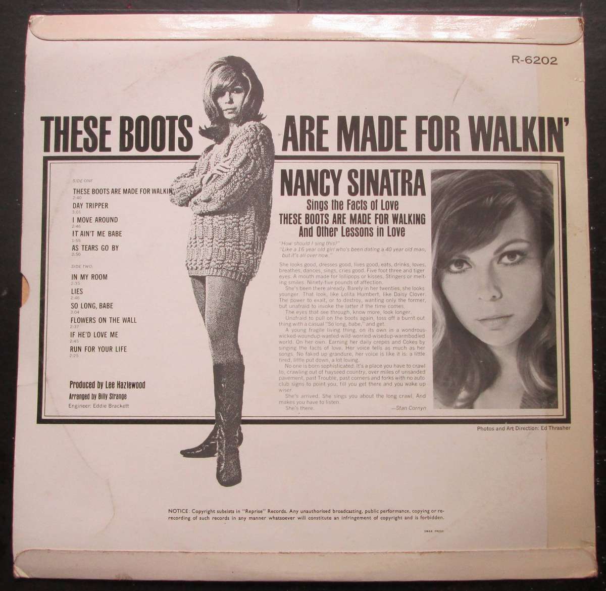 NANCY SINATRA - BOOTS   (LP/VINYL)