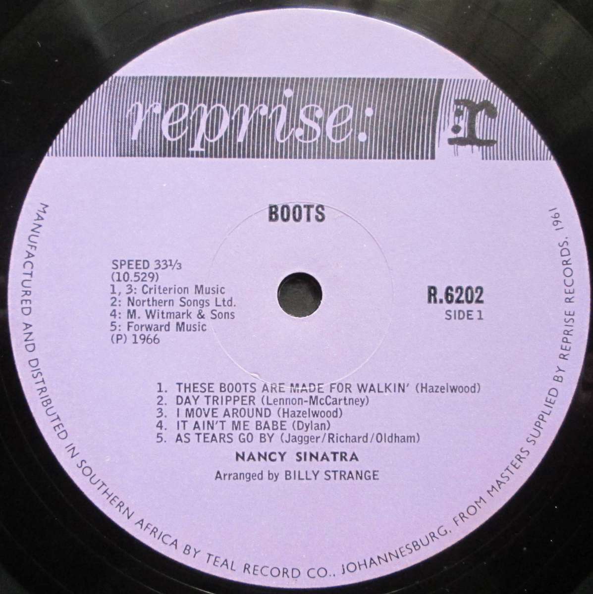 NANCY SINATRA - BOOTS   (LP/VINYL)