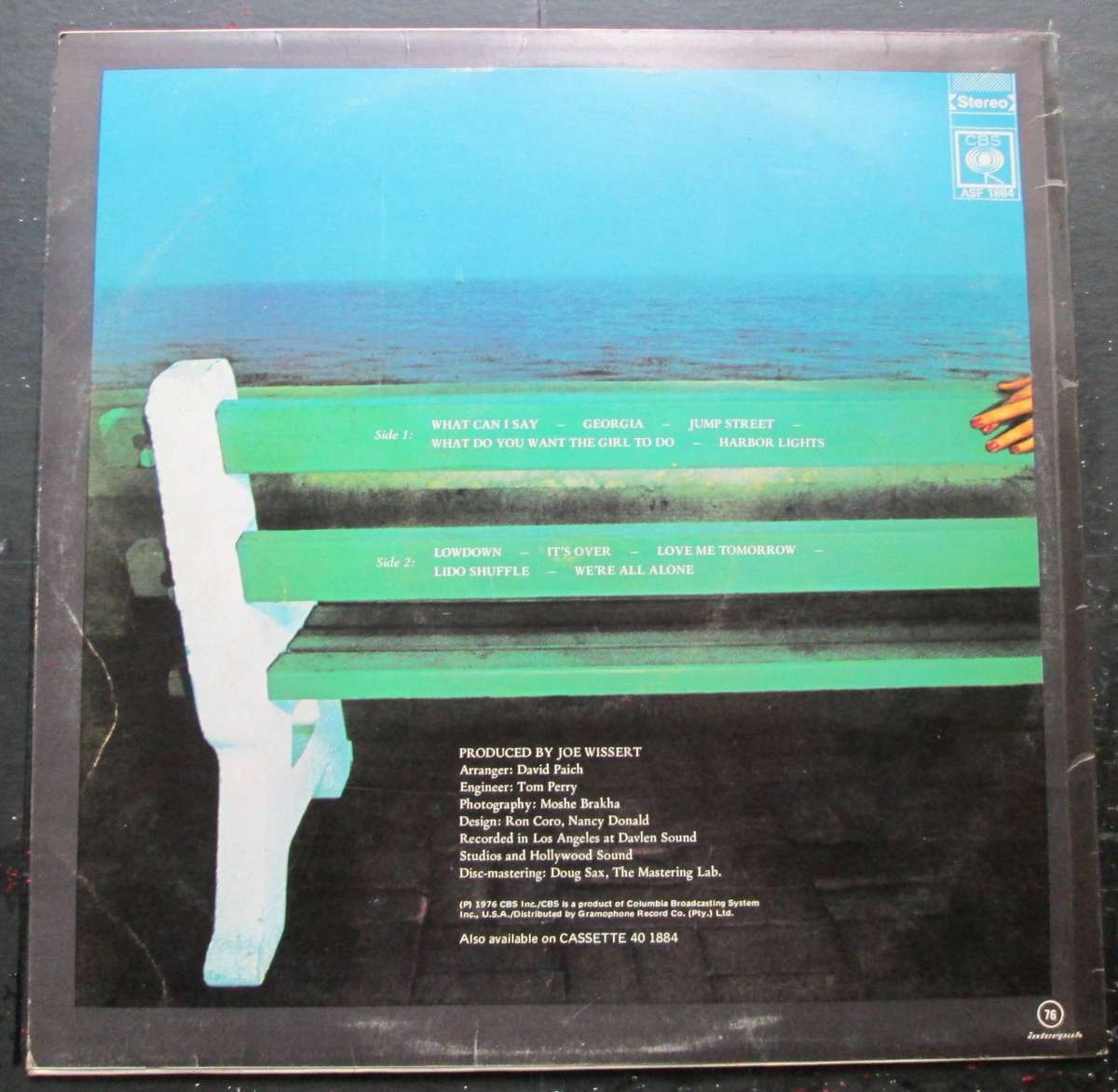 BOZ SCAGGS - SILK DEGREES   (LP/VINYL)