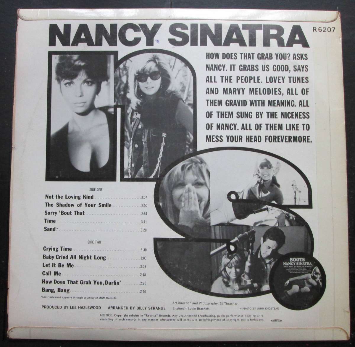 NANCY SINATRA - HOW DOES THAT GRAB YOU?   (LP/VINYL)