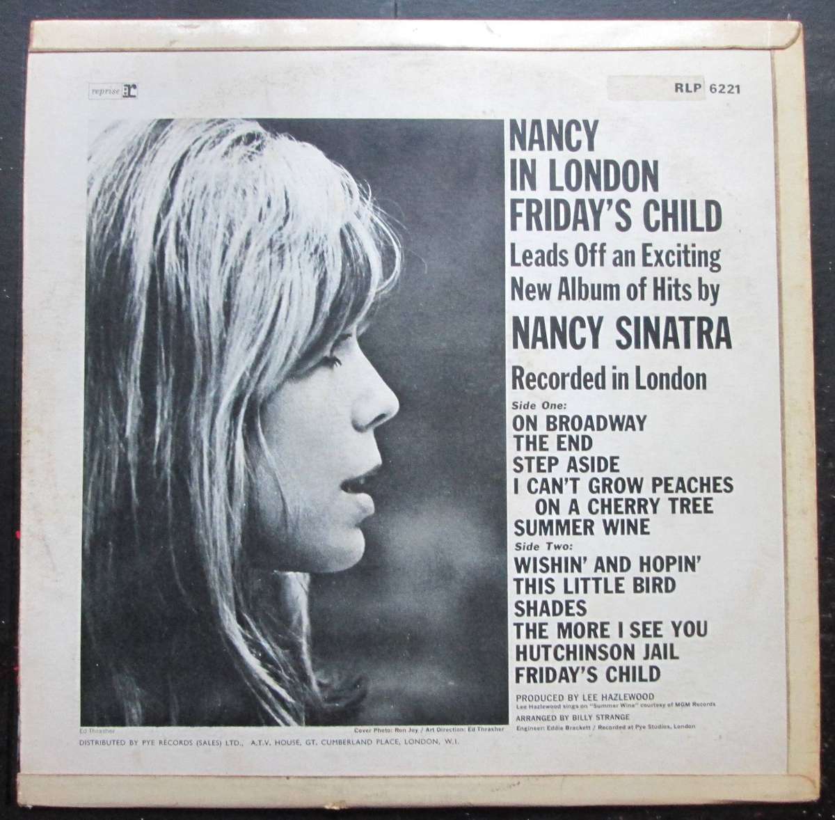NANCY SINATRA - NANCY IN LONDON   (LP/VINYL)