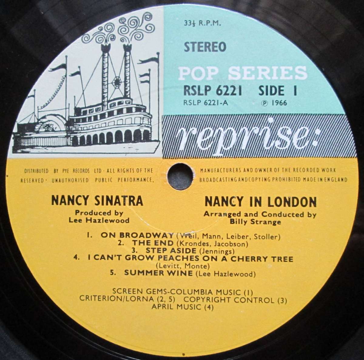 NANCY SINATRA - NANCY IN LONDON   (LP/VINYL)