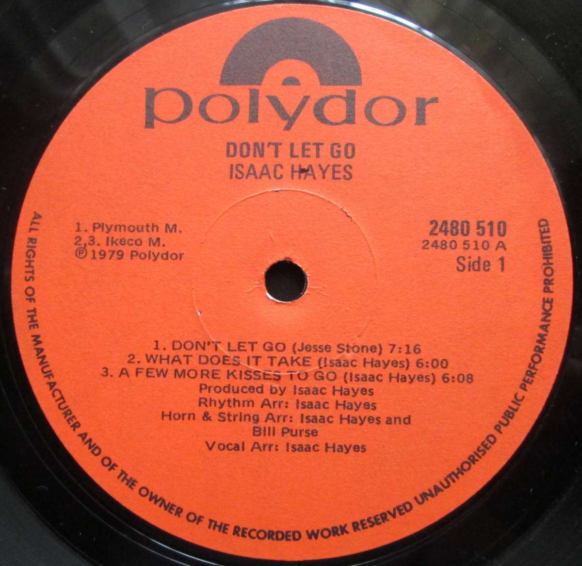 ISAAC HAYES - DONT LET GO   (LP/VINYL)