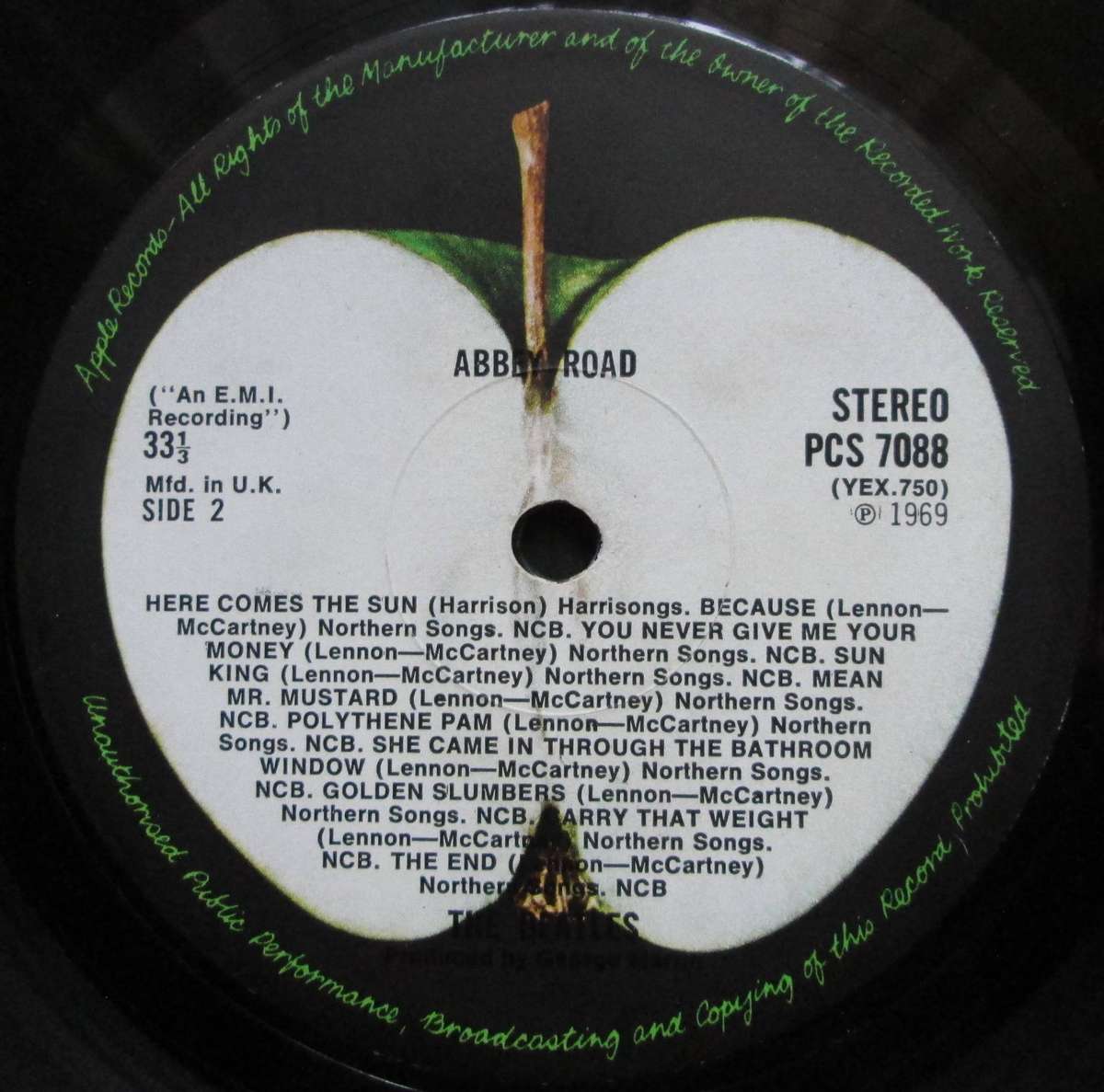 THE BEATLES - ABBEY ROAD   (LP/VINYL)