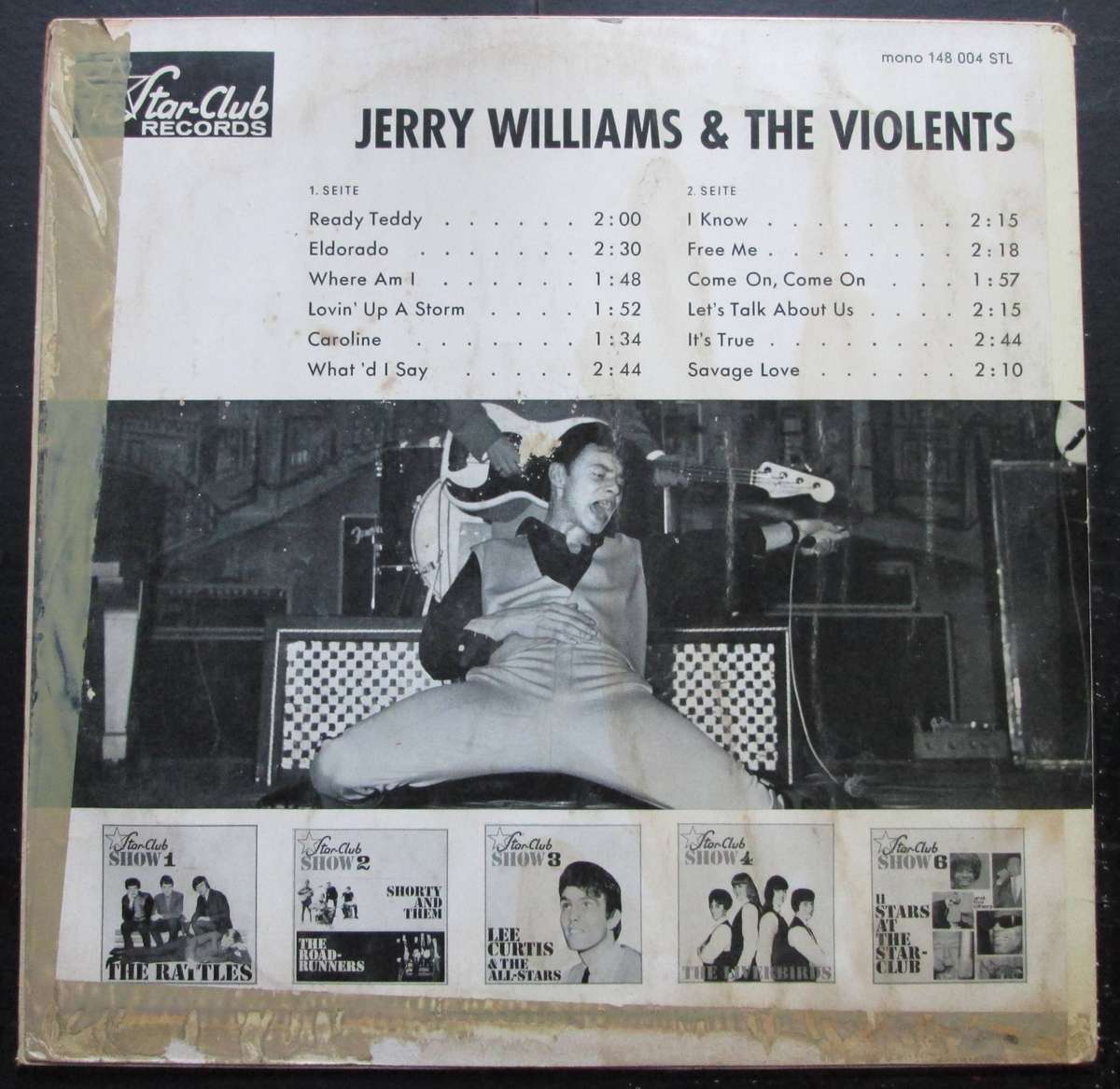 JERRY WILLIAMS & THE VIOLENTS - STAR-CLUB SHOW 5 (LP/VINYL)