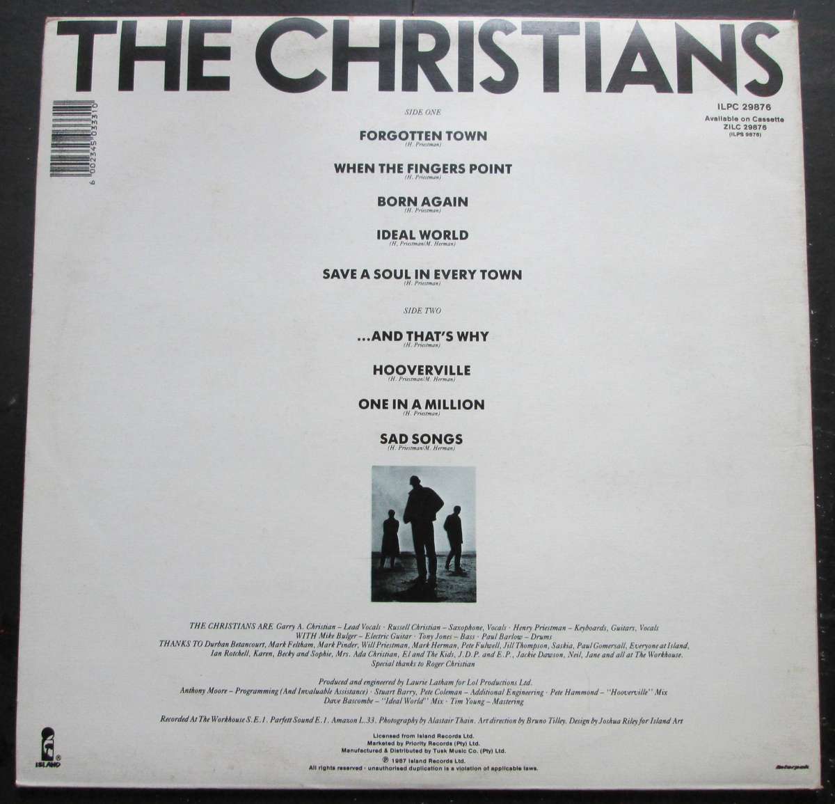THE CHRISTIANS - THE CHRISTIANS  (LP/VINYL)