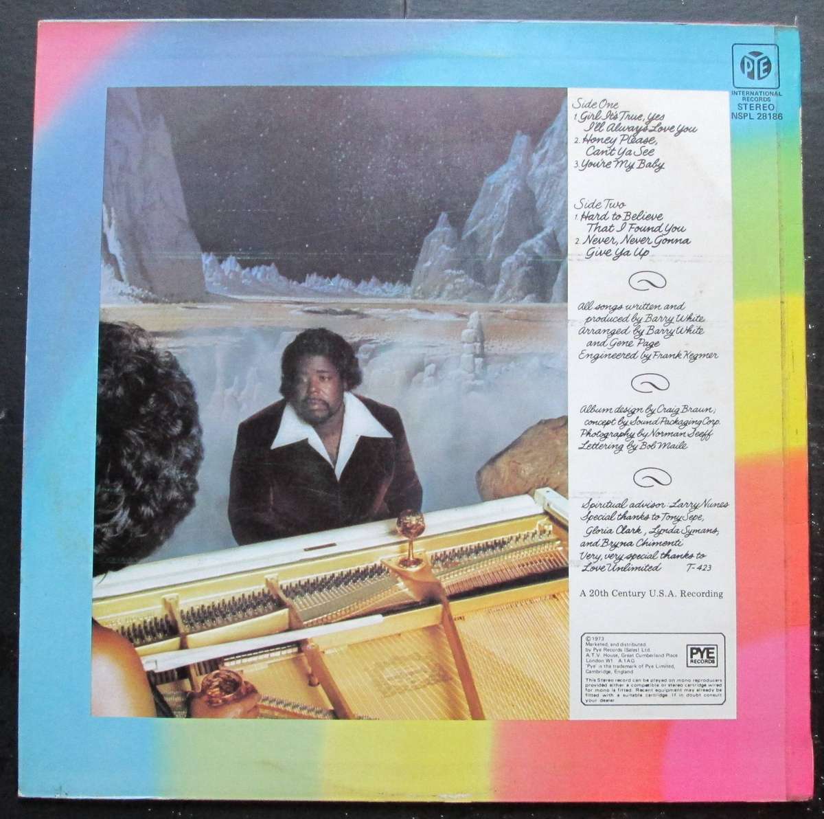 BARRY WHITE - STONE GON   (LP/VINYL)