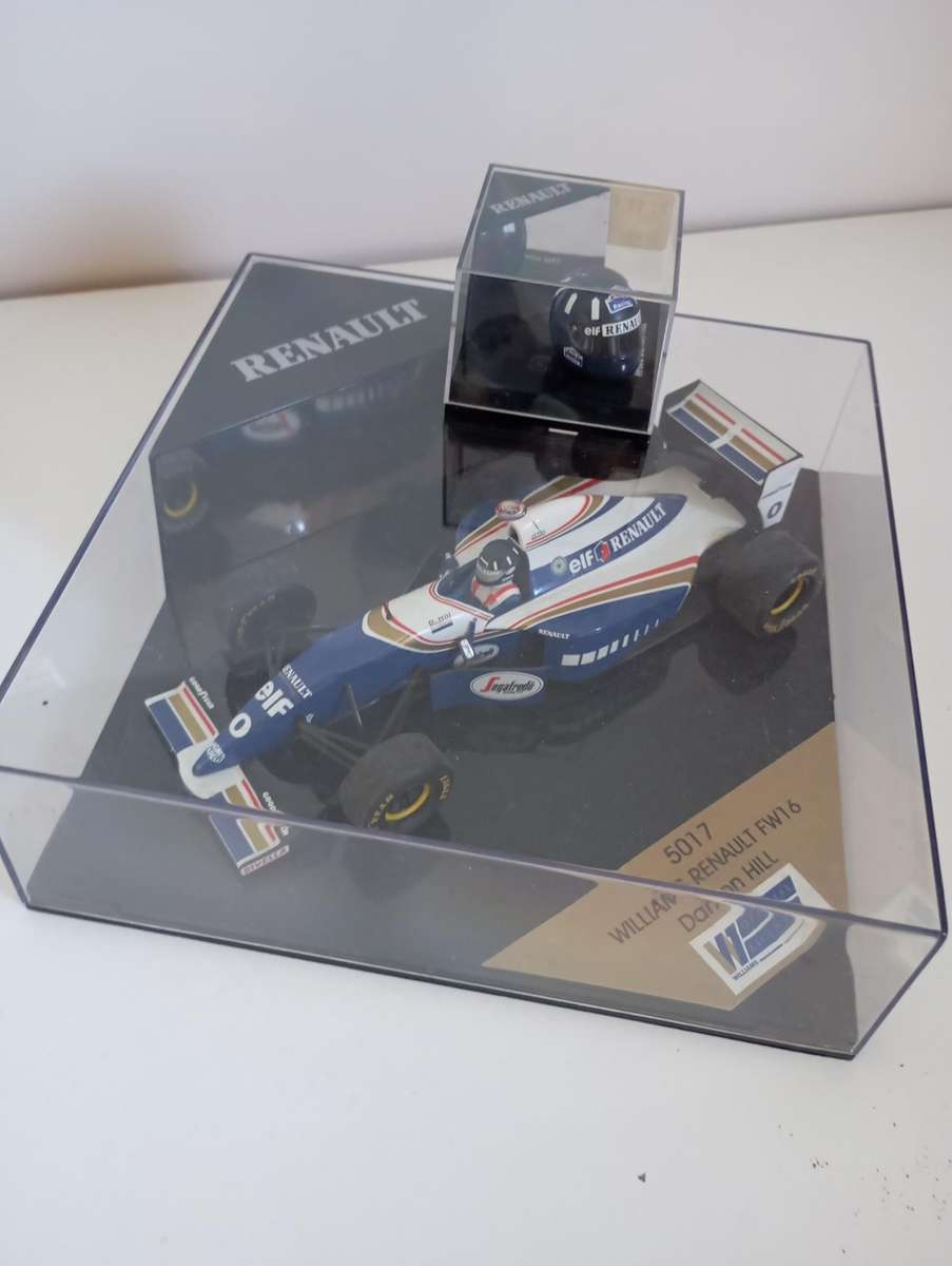 ONYX 5017 Williams Renault FW16 Damon HILL Car & Helmet HF006