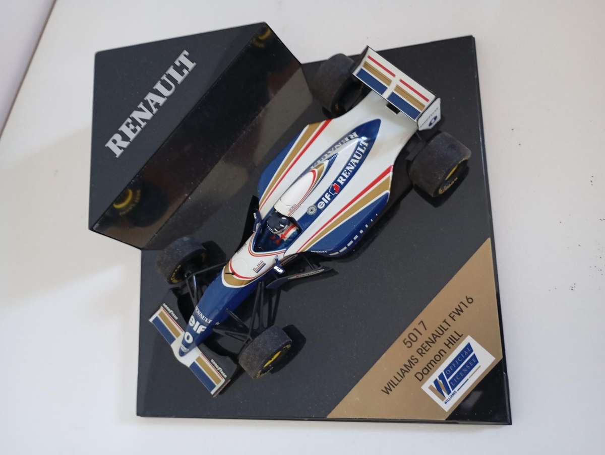 ONYX 5017 Williams Renault FW16 Damon HILL Car & Helmet HF006