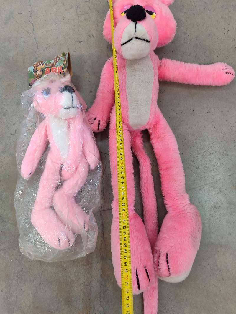 Lot of 2 Pink Panther Plush Toys