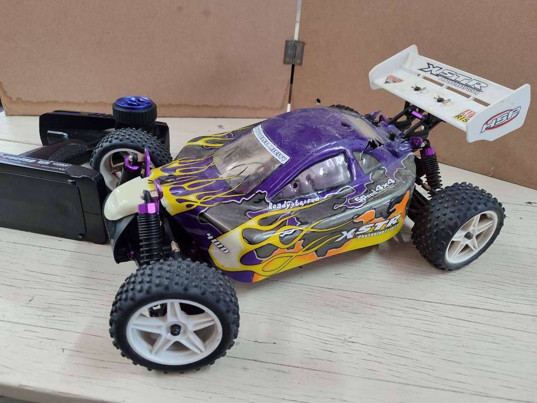 HSP XSTR 1/10 4WD RC Buggy + Remote (Working - Needs Battery & Shell)