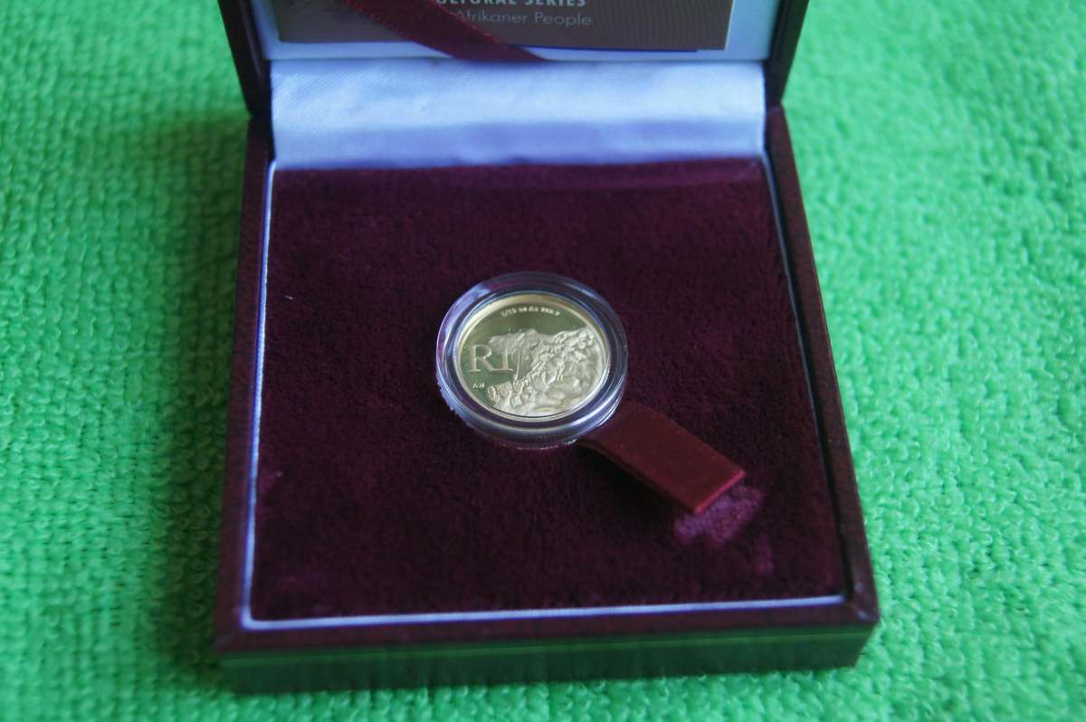 2007 South Africa Proof Gold R1 - The Afrikaner