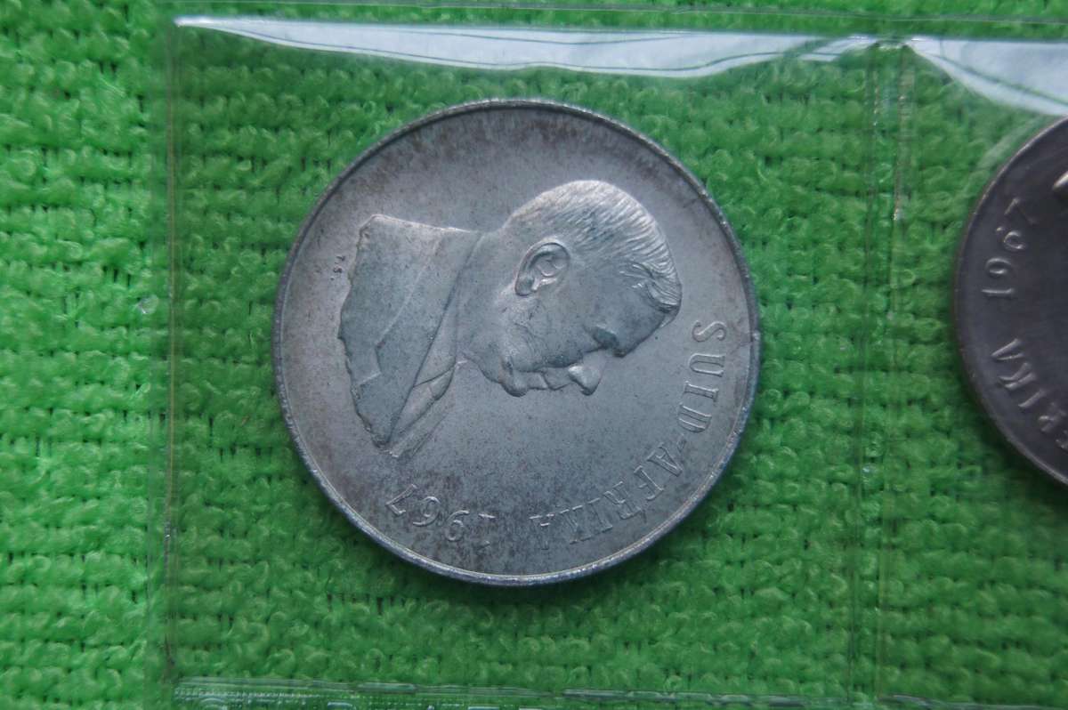 Two 1967 Mint Packs - English and Afrikaans (incl Silver Rand) - Lot 2