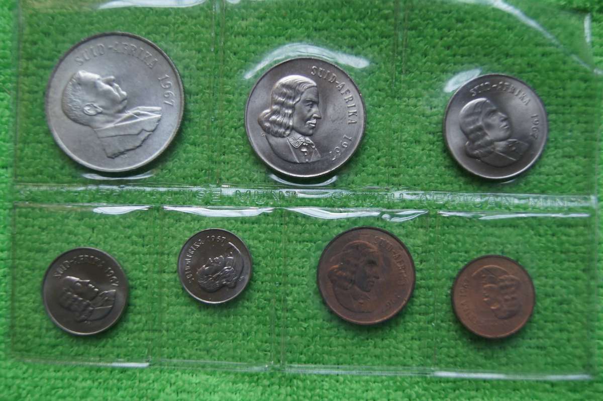 1967 SA Mint Pack - Verwoerd (Afrikaans) - incl Silver Rand