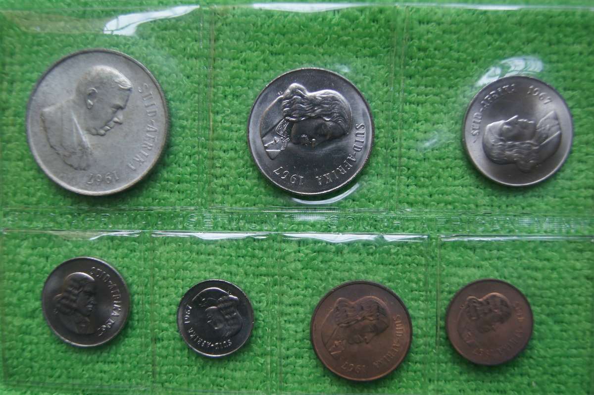 1967 SA Mint Pack - Verwoerd (Afrikaans) - incl Silver Rand