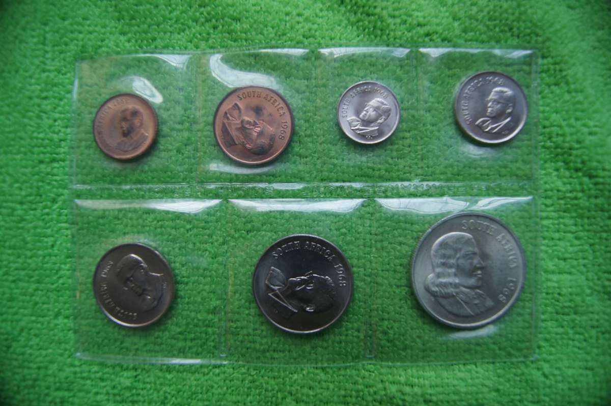 1968 SA Mint Pack - Van Riebeeck (English) - incl Silver Rand