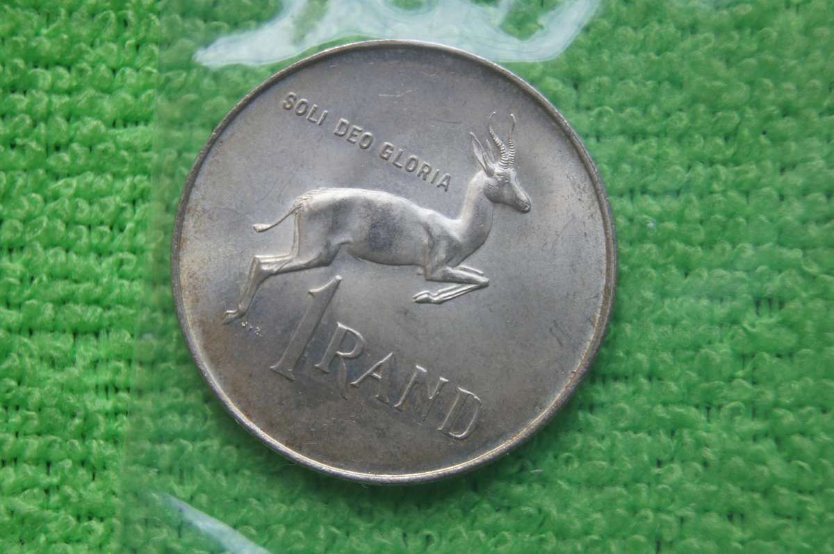 1966 South Africa Silver Rands (English and Afrikaans) - Bid per coin to take both